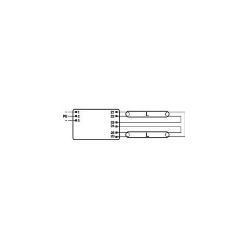 4052899151932 Osram QT FIT8 2X58 70/220 240 UNV1 Produktbild Additional View 2 L