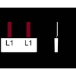 5ST3600 Siemens Stiftsammelschiene 10mm² Anschluss 2x1-phasig Produktbild Additional View 2 S