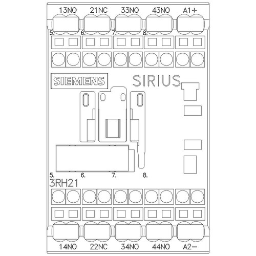 3RH2131-2AP00 Siemens HILFSSCHUETZ S+1OE, AC 230V, 50/60 HZ, BGR. S00 Produktbild Additional View 4 L