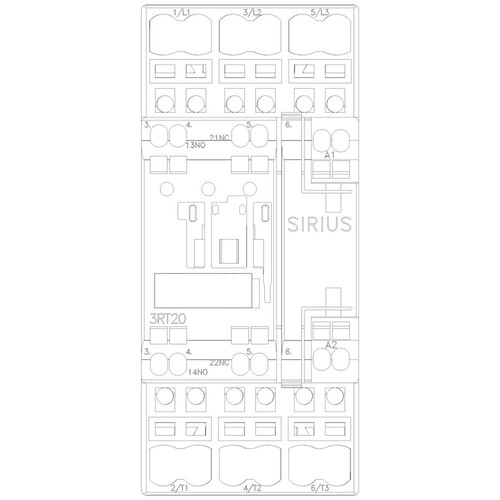 3RT2027-2AP00 Siemens SCHUETZ,AC3:15KW 1S+1OE AC230V 50HZ Produktbild Additional View 4 L