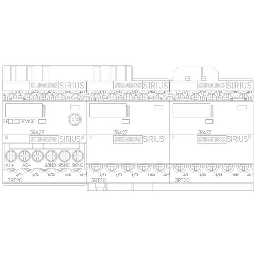 3RA2416-8XE31-1BB4 Siemens Stern- Dreieck-Kombination M.I/O-Link AC3, 7,5 Produktbild Additional View 5 L