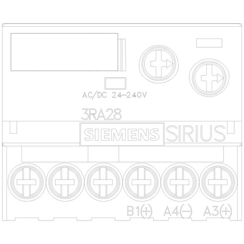 3RA2812-1DW10 Siemens Zeitrelais, elektronisch, rückfallverz. mit Hilfssp Produktbild Additional View 5 L