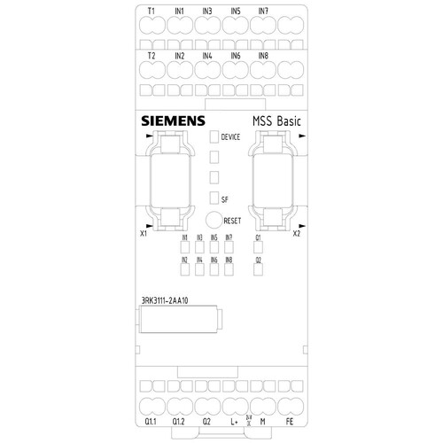 3RK3111-2AA10 Siemens SIRIUS, Zentralmodul 3RK3 basic für modulares S Produktbild Additional View 4 L