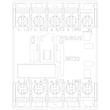 3RT2017-4AN61 Siemens Schütz, AC-3e, 12A/5,5kW/400V,3-polig,AC200V/50Hz,220V Produktbild Additional View 5 S