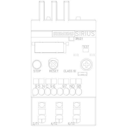 3RU2116-0EC0 Siemens Überlastrelais 0,28-0,40A Motorschutz S00, Class 10, S Produktbild Additional View 5 L