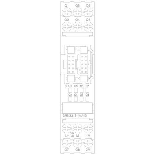 3RK3311-1AA10 Siemens Erweiterungsmodul 3RK33 für modulares Sicherheitssystem 3 Produktbild Additional View 4 L