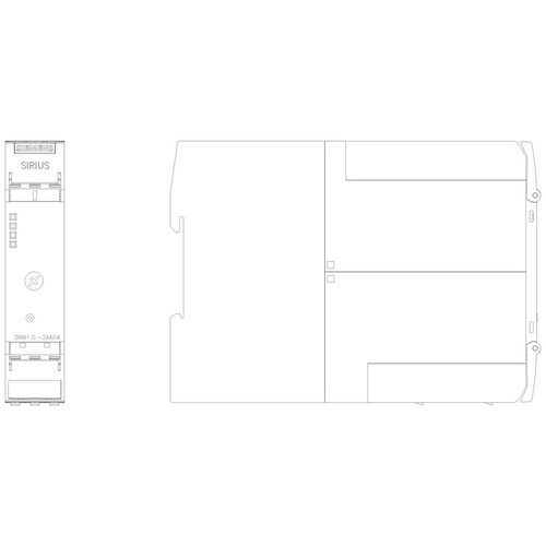3RM1102-2AA04 Siemens DIREKTSTARTER 0,4 2,0A, 24V SAFETY PUSH Produktbild Additional View 5 L