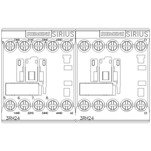 3RH2431-1AP00 Siemens HILFSSCHUETZ VERKL,3S+1OE,AC230V 50/60HZ Produktbild Additional View 4 L
