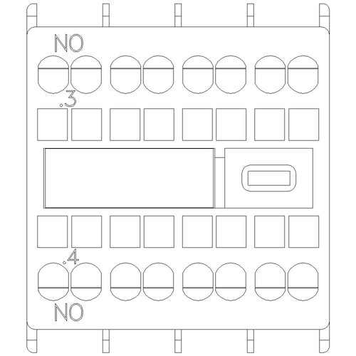 3RH2911-2HA10 Siemens HILFSSCHALTERBLOCK,1S Produktbild Additional View 4 L