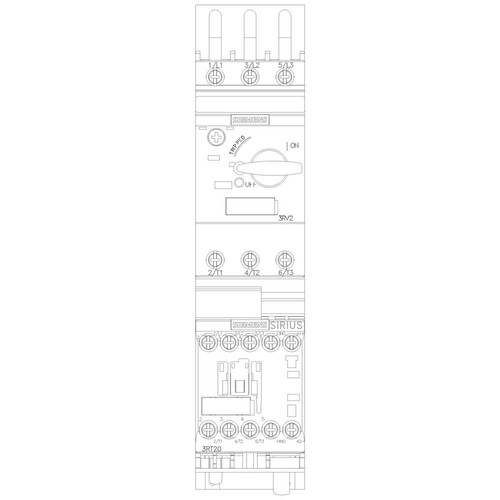 3RA2110-1BD15-1BB4 Siemens VERB.ABZW DS  S00 1,4 2A, DC24V Produktbild Additional View 4 L