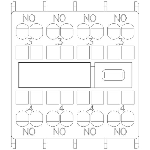 3RH2911-2FA40 Siemens HILFSSCHALTERBLOCK,4S Produktbild Additional View 4 L