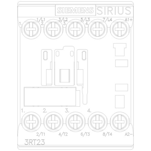 3RT2317-1BB40 Siemens 4S SCHUETZ, AC1: 22A, 24V DC Produktbild Additional View 4 L