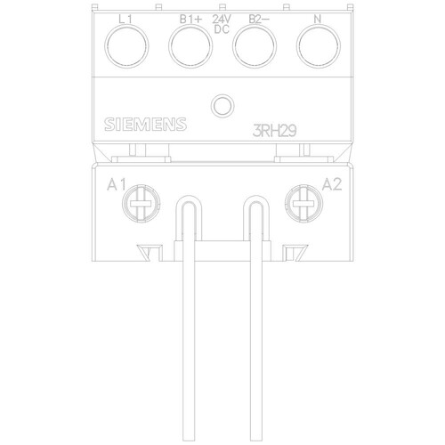 3RH2924-1GP11 Siemens Koppelglied zum direkten Spulenanbau, DC24V, 1S für Mot Produktbild Additional View 4 L