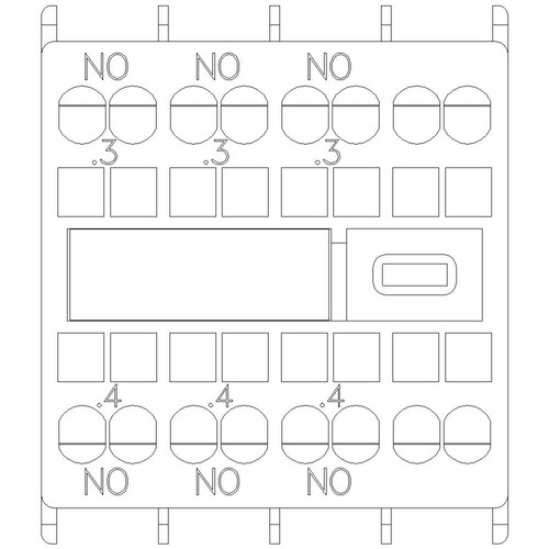 3RH2911-2HA30 Siemens Hilfsschalterblock 3S Strombahnen:1S, 1S für Hilfs /Motors Produktbild Additional View 4 L