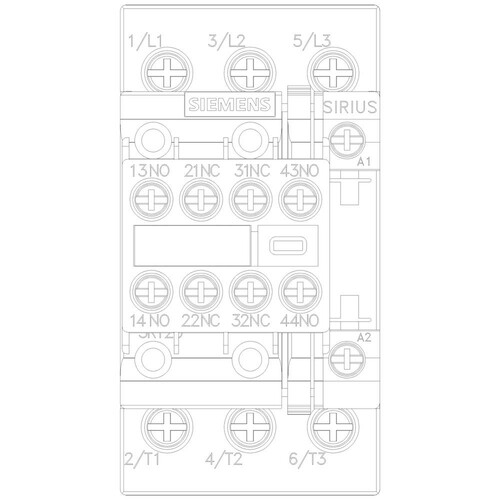 3RT2027-1CL24-3MA0 Siemens Schütz, AC 3, 32 A/15 kW/400V, 3 polig, AC 230V, 50/6 Produktbild Additional View 4 L