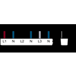 5ST3623 Siemens Stiftsammelschiene, 10mm2 Anschluss: 2x3X (1- phasig+N) ber Produktbild Additional View 2 S