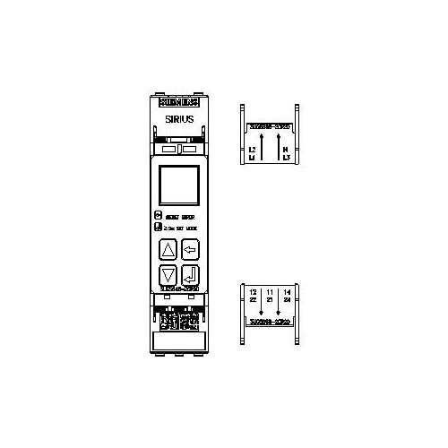 3UG5618-2CR20 Siemens Netzüberwachungsrelais, digital, Phasen Produktbild Additional View 3 L