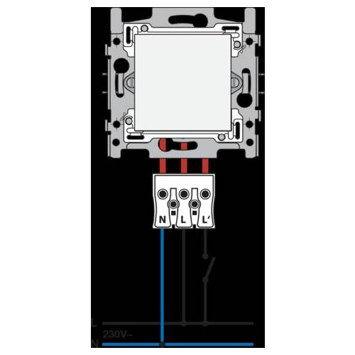 170-38010 Niko Orientierungsleuchte mit weißen LEDs, 830 Lux und Notbatterie, 6 Produktbild Additional View 2 L