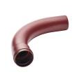 RDS-B100/90EV Pipelife KS-Bogen DN100 90°,R300,L460 RDS rot RAL30 Produktbild Additional View 2 S