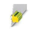 0708315 Phoenix Durchführungsklemme gelb-grün Schraubanschluss 18a 0,2-6mm² Produktbild Additional View 1 S