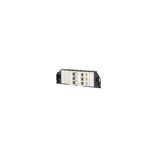 130B11S60301-E Metz Connect C6Amodul 6 Port 180°M GB3 perlweiß Produktbild Additional View 1 L