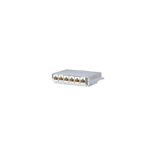 860018-11C-E Metz Connect E-DAT C6A 6 Port für 1HE Einsatz Produktbild Additional View 1 L