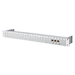 130920-E Metz Connect E DATmodul 24x8(8) 1HE Patchf.Cat.6A lichtgrau RAL7035 Produktbild 1 S