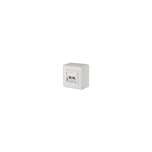 130B12D20002-E Metz Connect C6Amodul 2 Port 270°M APreinweiß RAL9010 Produktbild Additional View 1 L