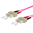 151S1EOEO30E Metz Connect OpDAT PK SC D/SC D G50/125 OM4 BR 2x2,0 mm violett  Produktbild Additional View 1 S