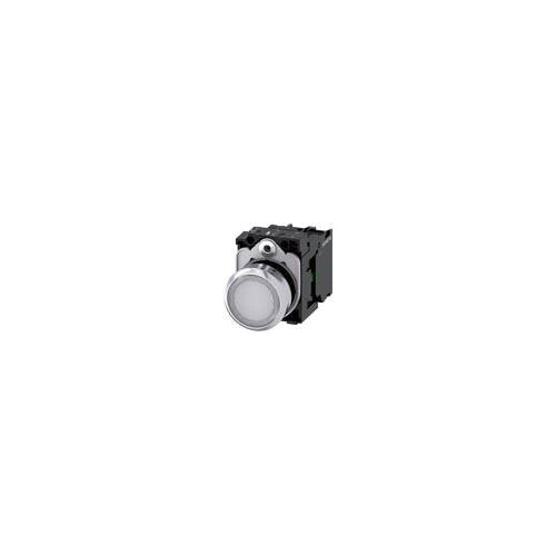 3SU1152-0AB60-1BA0 Siemens Drucktaster, beleuchtet, 22mm, rund, Metall, hochgla Produktbild Additional View 4 L
