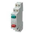 5TE4841 Siemens Taster, 1S+1A  20A, 2 Tasten rot grün LED 230V Produktbild Additional View 1 S