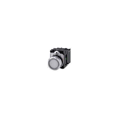 3SU1152-0AB70-1BA0 Siemens Drucktaster, beleuchtet, 22mm, rund, Metall, hochgla Produktbild Additional View 4 L