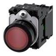 3SU1102-0AB20-1BA0 Siemens Drucktaster, beleuchtet, 22mm, rund, Kunststoff, rot Produktbild Additional View 4 S