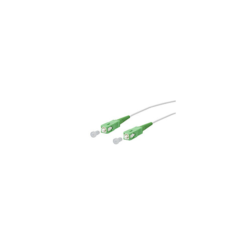 151P7EAEA20E Metz Connect OpDAT Patchkabel SC-S APC/SC-S APC OS2, weiß, Produktbild Additional View 1 L