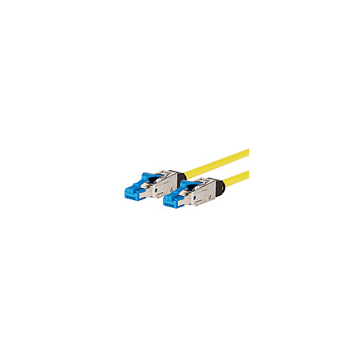 13084H0577-E Metz Connect Patchkabel 40G AWG 26 0,5 m gelb Produktbild Additional View 1 L