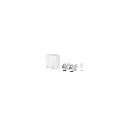 130B21D2APL-E Metz Connect Anschlussbox APZ 2 Port C6Amodul Keystone Produktbild Additional View 1 L