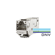 130910K-DNV Metz Connect E-DAT modul Cat.6A K Buchse T568A+T568B DNV-Keystone Produktbild 1 S
