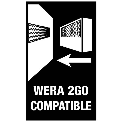 050004018001 Wera Metall-Knarrensatz 8100 SA 8 Zyklop 1/4" Antrieb Produktbild Side View L