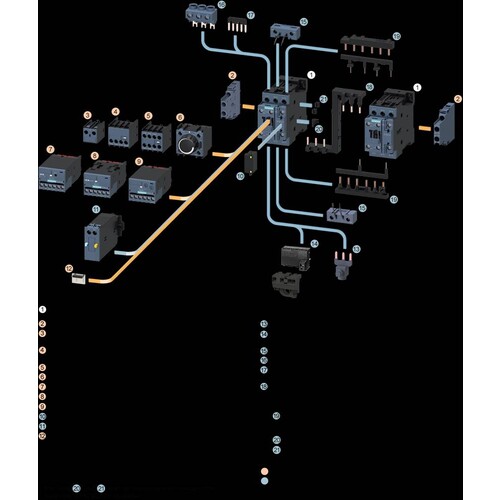 3RT2028-2BB40 SIEMENS Schütz AC3:18,5kW 1S+1OE DC24V Produktbild Additional View 6 L