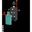 3SE5122-0CR01 SIEMENS Positionsschalter metall, 56mm Federstab, Sprungkontakte Produktbild Additional View 5 S