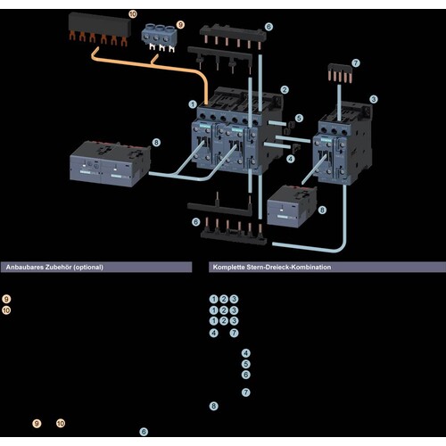 3RV1915-1AB SIEMENS SAMMELSCHIENE 3-POLIG Produktbild Additional View 4 L