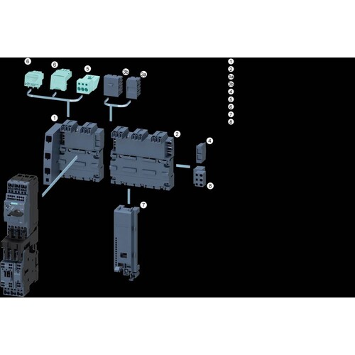 3RV2917-1A Siemens 3PHAS-SAMMELSCHIENE M. EINSPEISUNG Produktbild Additional View 4 L