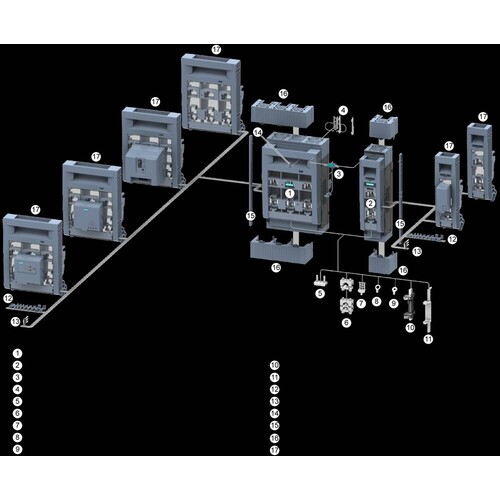 3NP11431DA20 Siemens SICHERUNGSLAST- TRENNSCHALTER  3NP1 3-POL Produktbild Additional View 5 L