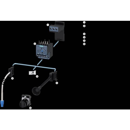 3RU1900-2AM71 Siemens elektr. Fern-Reset 220-250VUC für 3RU11/3RU21/3RB20/3RB3 Produktbild Additional View 5 L