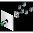 3SU1001-0AB40-0AA0 Siemens Leuchtdruck- taster, 22mm, rund, Kunststoff, grün Produktbild Additional View 4 S