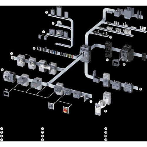 3VA9988-0AA12 Siemens Hilfsschalter HQ (7mm) für 3VA1/2 Schalter Produktbild Additional View 5 L