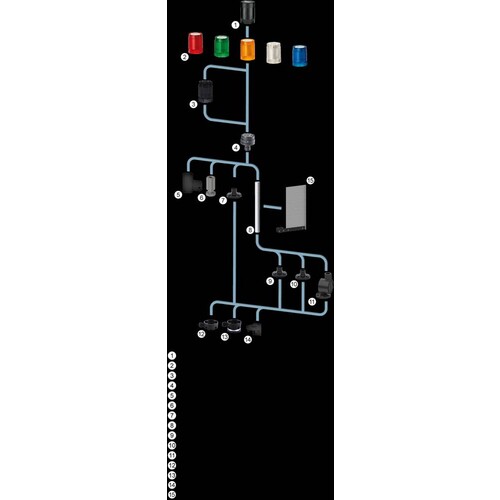8WD4220-5BB Siemens Signalsäule Blinklichtelement LED rot Produktbild Additional View 5 L