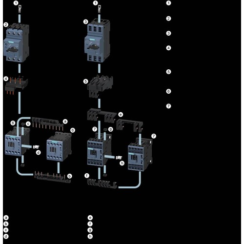 3RA2210-0CA15-2AP0 Siemens Verbraucherabzweig, Wendestarter, S00,  Produktbild Additional View 6 L