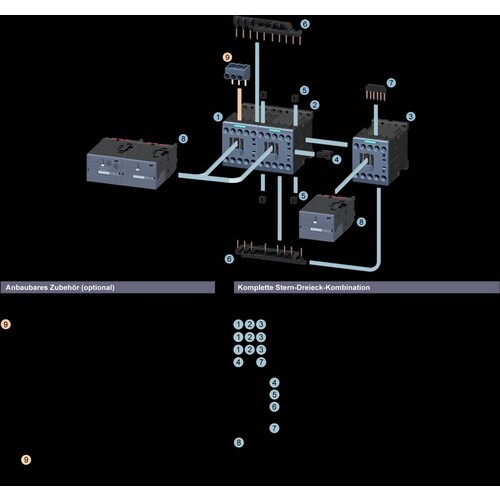 3RA2416-8XE31-1BB4 Siemens Stern- Dreieck-Kombination M.I/O-Link AC3, 7,5 Produktbild Additional View 7 L