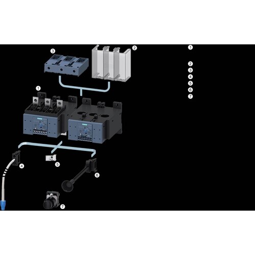 3RB2066-1MF2 Siemens Überlastrelais, 160-630A, Motorschutz, S10/S12, CLASS 1 Produktbild Additional View 6 L